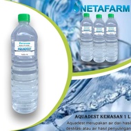 Aquadest Aquades Akuades Air Suling Distilled Water 1 Liter
