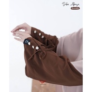DUBA ABAYA BASIC POLOS BY KHUMAIRA SYARI | ARABIC ABAYA WITHOUT HIJAB