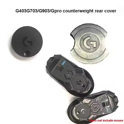 For Wireless Mouse G403/G703/G903/GPro/G502 Wireless/GPROX SUPERLIGHT Counterweight Rear Cover Botto
