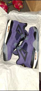Nike Air Jordan 4 紫色麂皮運動鞋