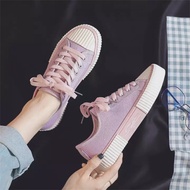 [ส่งเร็วพิเศษ!] รองเท้าผ้าใบบิสกิตเวอร์ชั่นล่าสุดของเกาหลี รองเท้าแฟชั่น รองเท้าผ้าใบผูกเชือกผูกเชือก ใส่ได้ทั้งชายและหญิง