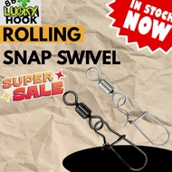 Fishing Swivel Rolling Swivel with Enhanced snap kekili pancing lure Connector snap swivel