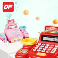 DF.os Pretend Cashier Toy Supermarket Cash Register Machine With Light And Sound Stimulated Supermar