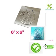 6” x 6” Stainless Steel Floor Trap Cover / Floor Grating