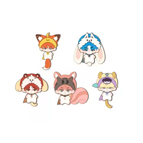 Acrylic Korea TXT Brooches Cute YEONJUN SOOBIN BEOMGYU TAEHYUN HUENINGKAI Pin Backpack Badge For Fan