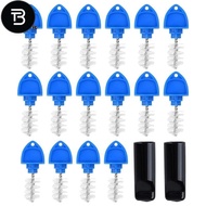TRB Beer Tap Plug Brush 18 Pack for Draft Beer Faucet Cap Plugs Cleaning Tap Rubber Stopper Plug Cov