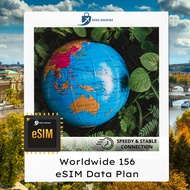 【eSIM Worldwide 156】Global Ultra 156 Countries & Region Travel eSIM Data I GoGo Roaming Travel eSIM