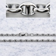 【奢耀之飾】18K 白金頸鍊  750純金印記  優雅與質感的完美結合