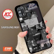 Samsung M31 Case Samsung M31 Casing 2d Hardcase Softcase Glossy