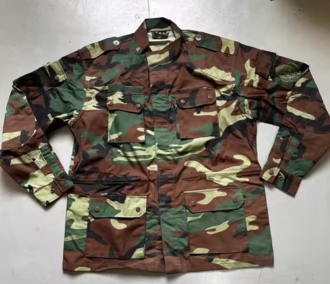 Angola Camouflage Uniform Man Green Suit Outdoor