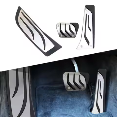 Pedal Plate Pad Car Pedals Kit Brake Gas Accelerator for BMW New 1 2 3 4 5 6 7 Series GT X3 X4 X5 X6