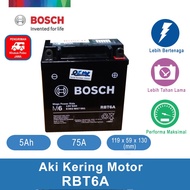 Bosch Aki Kering Motor Yamaha Jupiter MX 135 (2006) - Maintenance Free - RBT6A