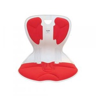 Curble - 清貨減價 Comfy 韓國製3D人體工學坐姿矯正護脊護腰座墊 坐墊 椅背 (紅色) 平行進口