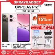 [PROMO] OPPO A5 Pro 5G/4G (8GB+256GB) IP66, IP68, IP69 Water and Dust Resistance | Military-Grade Sh