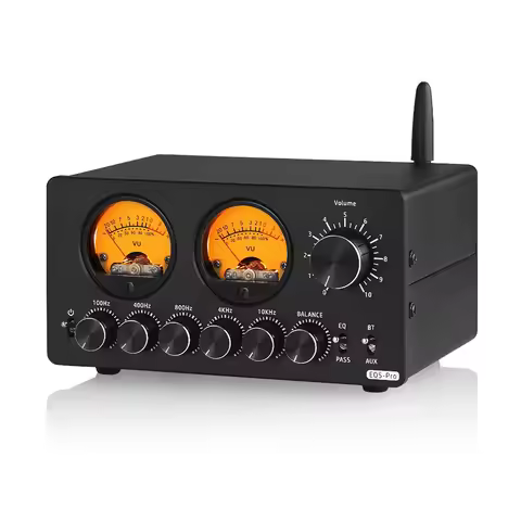 EQ5 / EQ5 PRO Mini 5-Band EQ Equalizer with Bluetooth Receiver 3.5mm AUX Stereo Audio Bypass Balance
