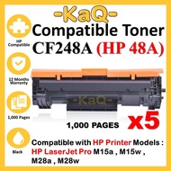 5X  48A 48A CF248A CF 248A 248A 248 Toner Cartridge Compatible for LaserJet Pro M15a M15w M28a M28w 