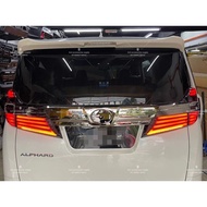 Toyota Alphard Vellfire AGH 30 year 2015 until 2022 Taillamp Valenti model with Sequential Running light