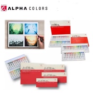 ALPHA Water Colors 13C/18C/24C/30C Alpha Artist Watercolours Set Artists' Grade Premium Watercolor P