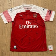 阿仙奴 Arsenal FC 2018/19 全隊簽名球衣