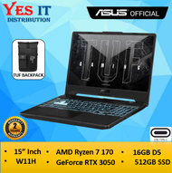 ASUS TUF Gaming A15 FA506N-CQHN666WS 15.6 FHD 144Hz Gaming Laptop AMD Ryzen 7 170/16GB/512GB SSD/RTX