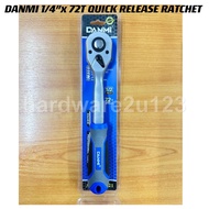 Heavy Duty 1/2" x 72T Chrome Vanadium Ratchet Handle Quick Release Ratchet