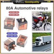 Automotive relay 12V 80A Transparent waterproof Heavy Duty Horn Relay 5PIN and 4PIN