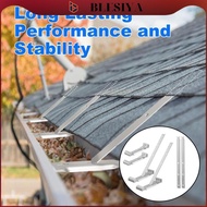 blesiya 5" Aluminum Gutter Hanger, Gutter Support Solution, Mounting Without Eaves