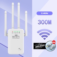 【 สัญญาณ WIFI เต็ม 】ตัวดูดสัญญาณ wifi 2.4Ghz ตัวขยายสัญญาณ wifi ขยายให้สัญญานกว้างขึ้น wifi repeater ระยะการรับส่งข้อมูล 7200bps สุดแรง 4เสาอากาศขยาย