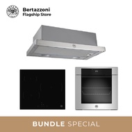 [Bulky] Bertazzoni 60cm Induction + Oven + Hob Bundle (60cm P603I30NV Induction Hob + F6011MODEL 11 Function Oven + K60TELXA Telescopic Hood) - Available from Dec 2022