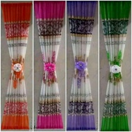 Vitrase Interior Minimalist Butterfly Window Curtains 90x150 cm bonus ribbon