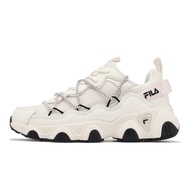 Fila Casual Shoes Geometry Women's Beige Pink Retro Time Jogging Old [ACS] 5J322Y100