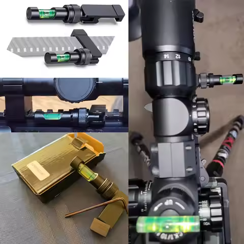 CVLIFE Fold Away Scope Leveling Kit - Precision Scope Leveling Tool with Picatinny Anti-Cant Bubble 