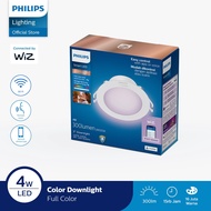 Philips Lampu Smart WiFi LED Downlight Multipack 4W D75 Color RGB