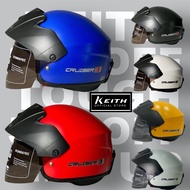 KEITH Half Helmet with SIRIM Certified - Cruiser 3