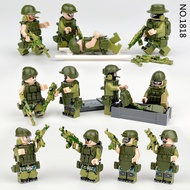 Swat assembly model, camouflage squad mini figures f8