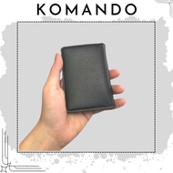 Mini wallet for money folded in half, pu leather, does not fit old documents - Komando.Store