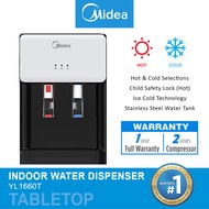 Midea Water Dispenser Tabletop Hot &amp; Cold Penapis Air Model X5 X8 - 4 Korea Premium Filters - Halal Certified