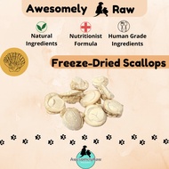 Freeze-dried Scallops Dog Snack Pet Cat Treats Awesomely Raw