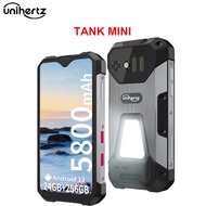 Unihertz 8849 Tank Mini Rugged Smartphone 4.3 Inch Display Android 13 5800mAh 24GB 256GB Helio G99 O