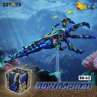 52TOYS BEASTBOX BB-52 DOWNSPIRAL Mecha Deformation Action Figure Portable Model