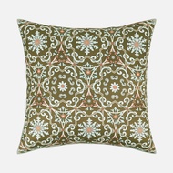 Kaew Ching Duang Silk Printed Cushion Cover 18" - Beige