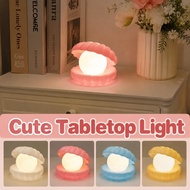 1PCS Battery Operated Shell Night Light With 3 LR44 Button Cells