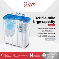 Automatic Double tub Portable mini washing machine，Washing machine with dryer