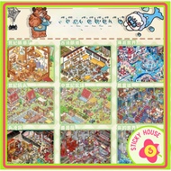 3D MARU stickers new decorative stickers, 3D landscape stickers, sticky house landscape storage