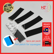 3M Car Film Tool Body Color Change Super Thick Squeegee Felt Patch Scraper Wool Patch Sticker Tinted