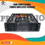 Power Amplifier Rdw Fa20000 Fa 20000 Class Td 2 Original