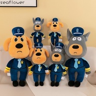 Labrador Sheriff Plush Toy - Doberman Long Doll for Kids Gift