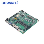 DHFF Compact 17x17cm Industrial Motherboard for Digital Signage with HDMI DP LVDS Output 6*COM 12700