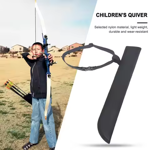 Tube Hip Quiver for Kids Adjustable Waist Hanged Quiver Archery Arrow Quiver for Arrows Bow Hunting 