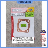 YAMAHA Y110 SS Y1102 SS2 HEAD GASKET COPPER RACING 57MM TEMBAGA GOLD UP 1PCS Y110II II SSII EMAS